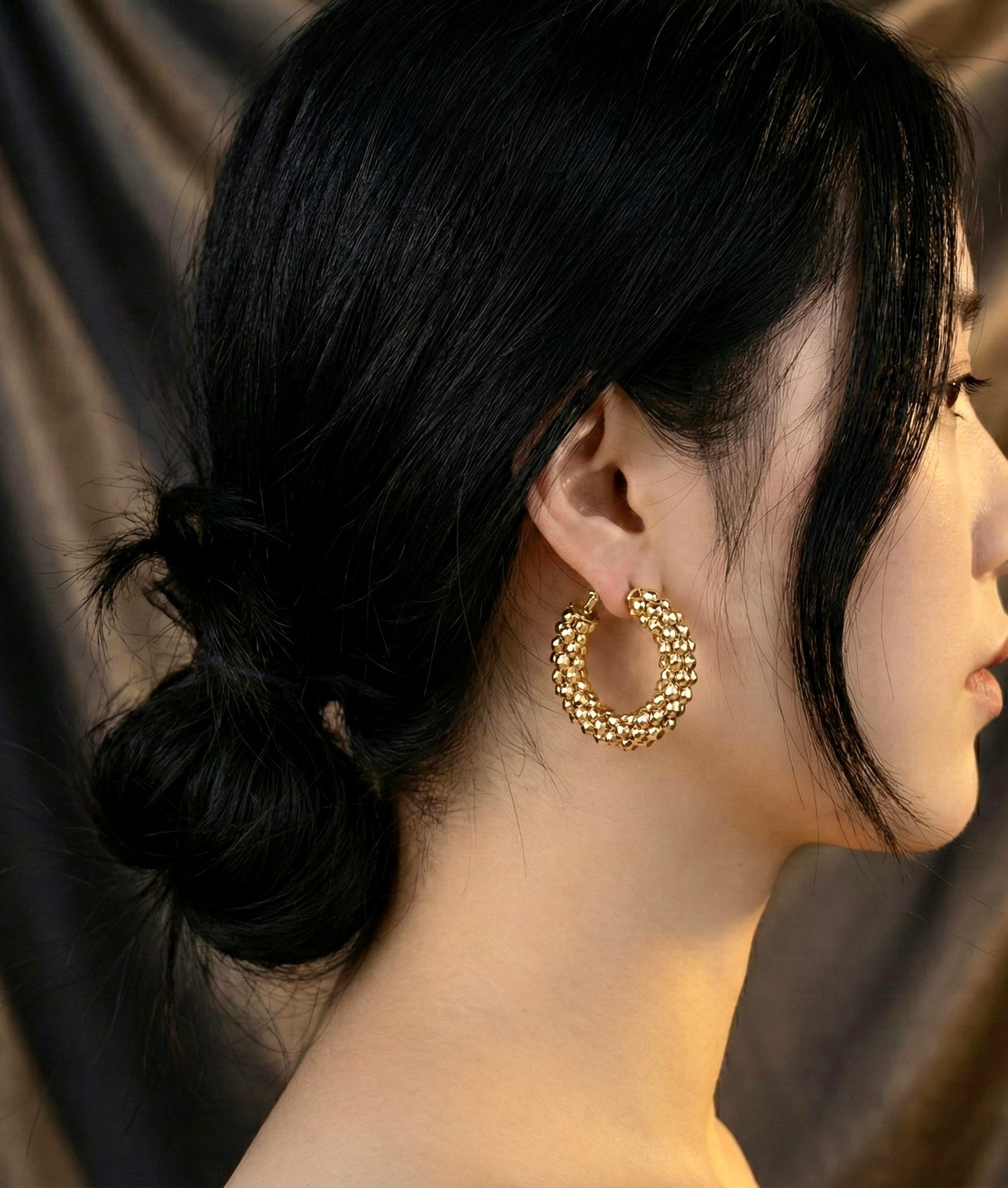 Tara Gold Hoops