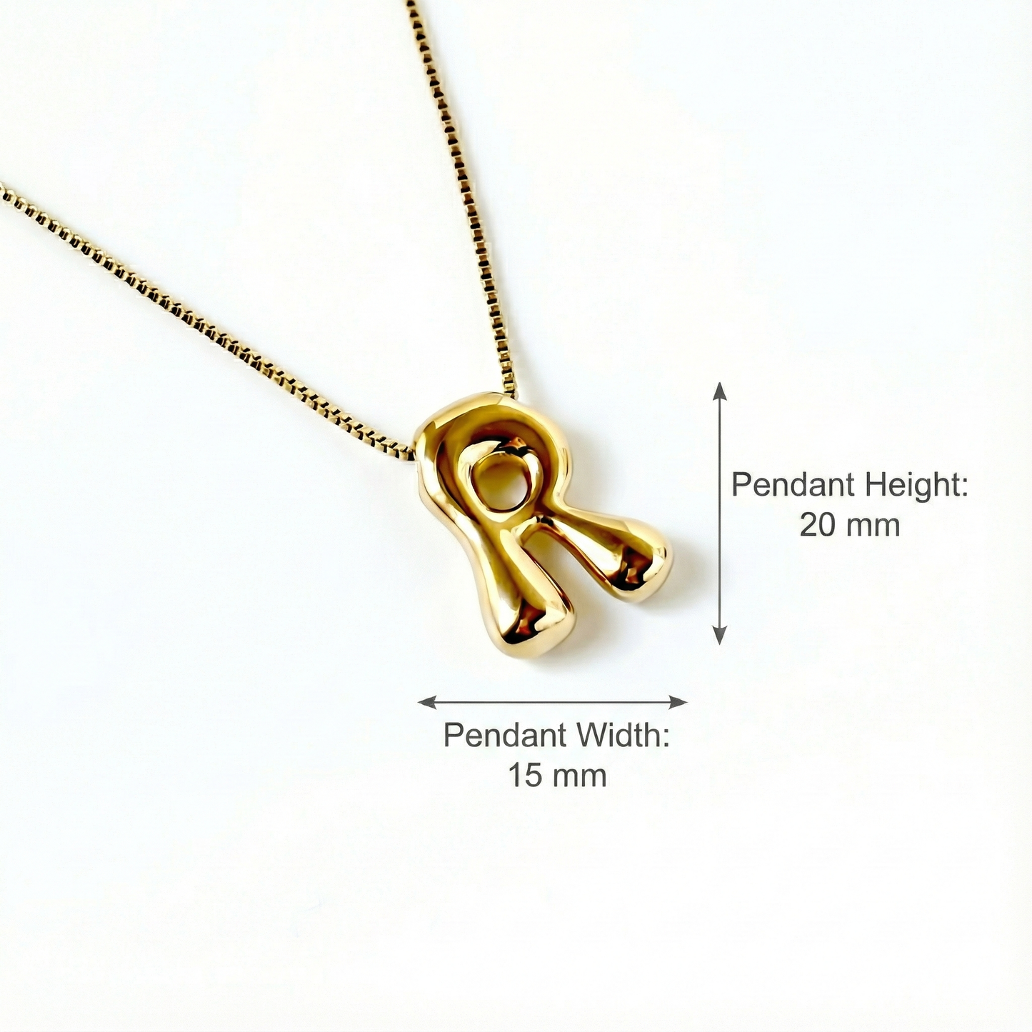 Letra Gold Initial Necklace
