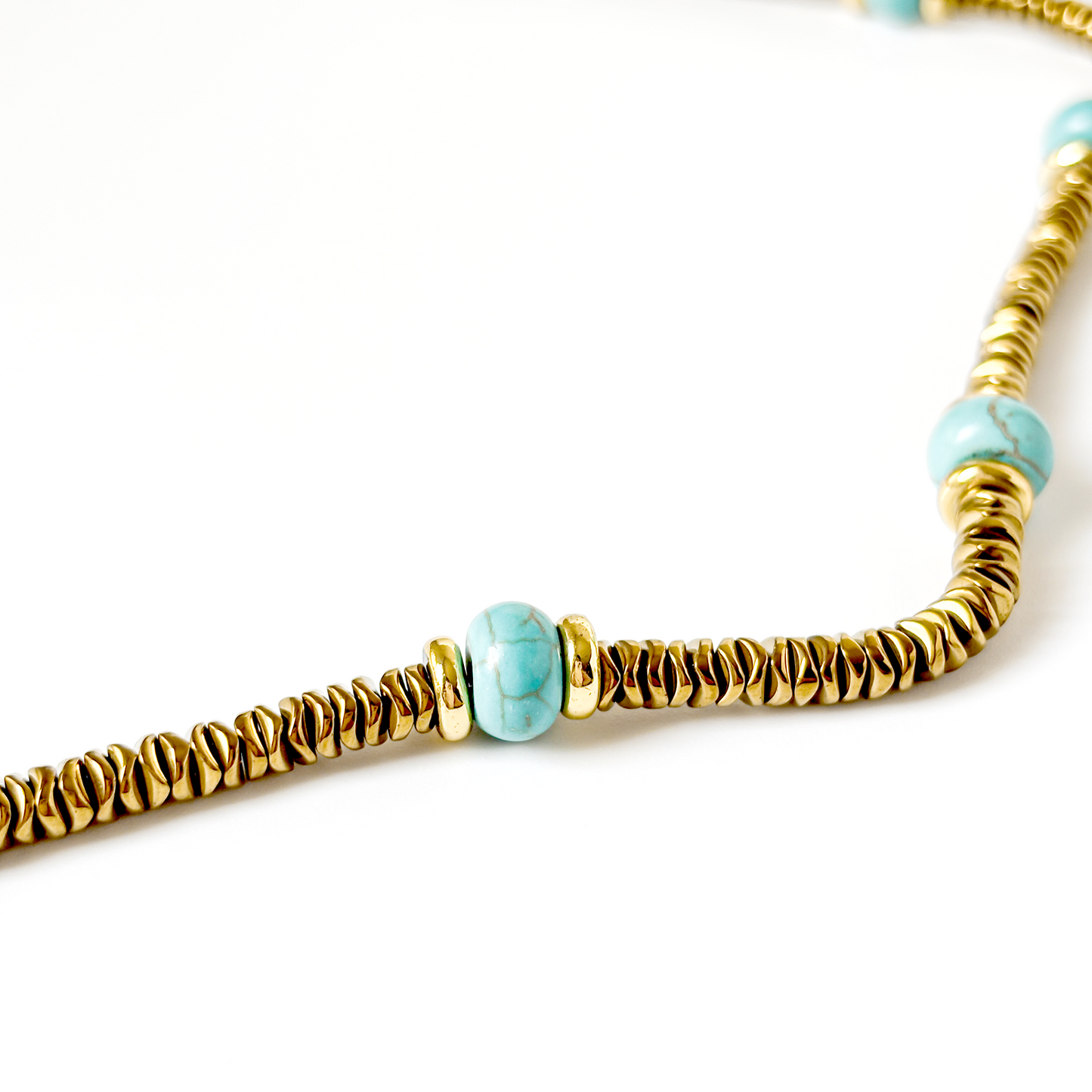 Seluna Bead-stone Necklace