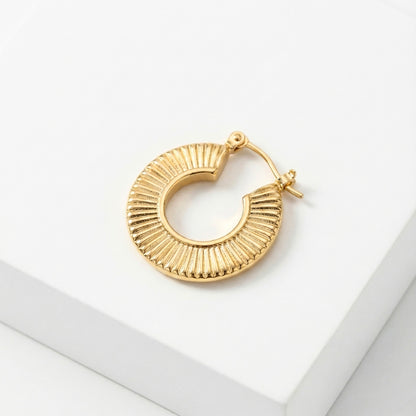 Inaaya Textured Hoops