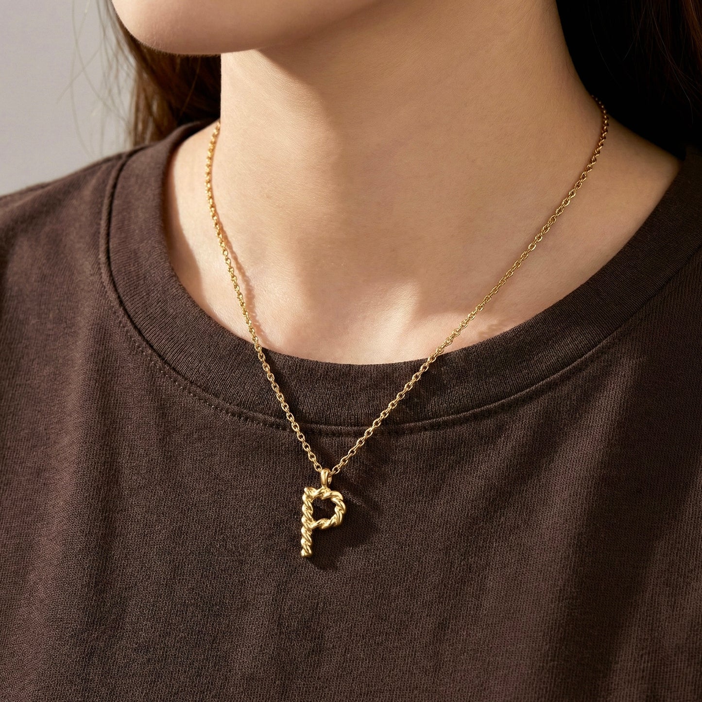 Alphabet Initial Necklace