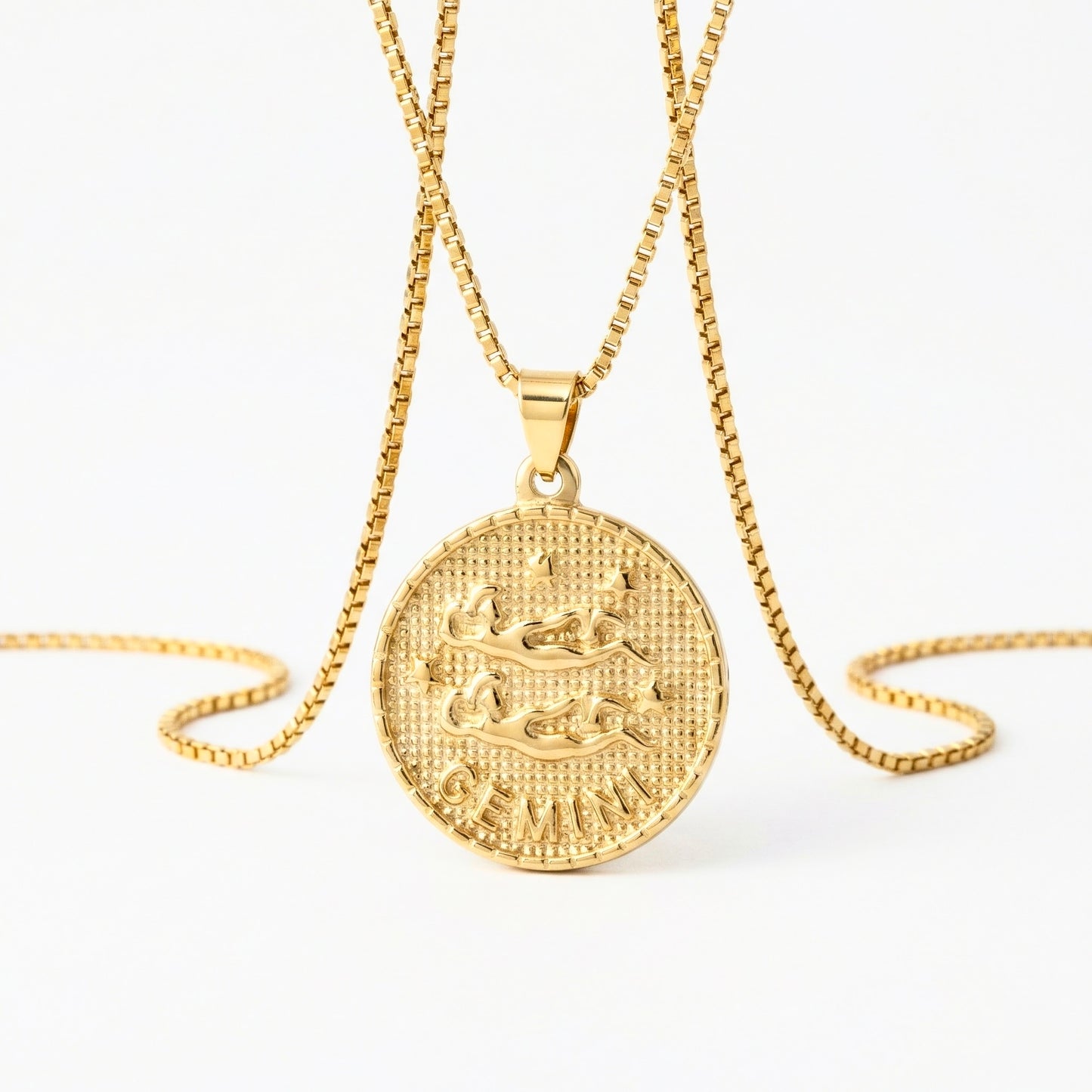 Gemini Zodiac Pendant Necklace