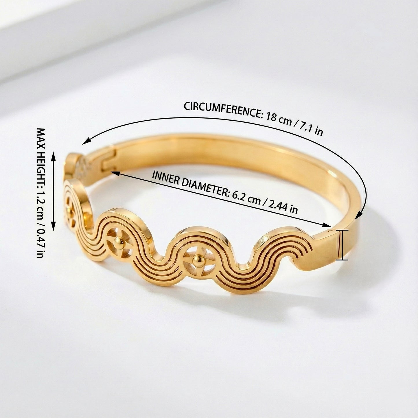 Orrina WaveStar Bangle