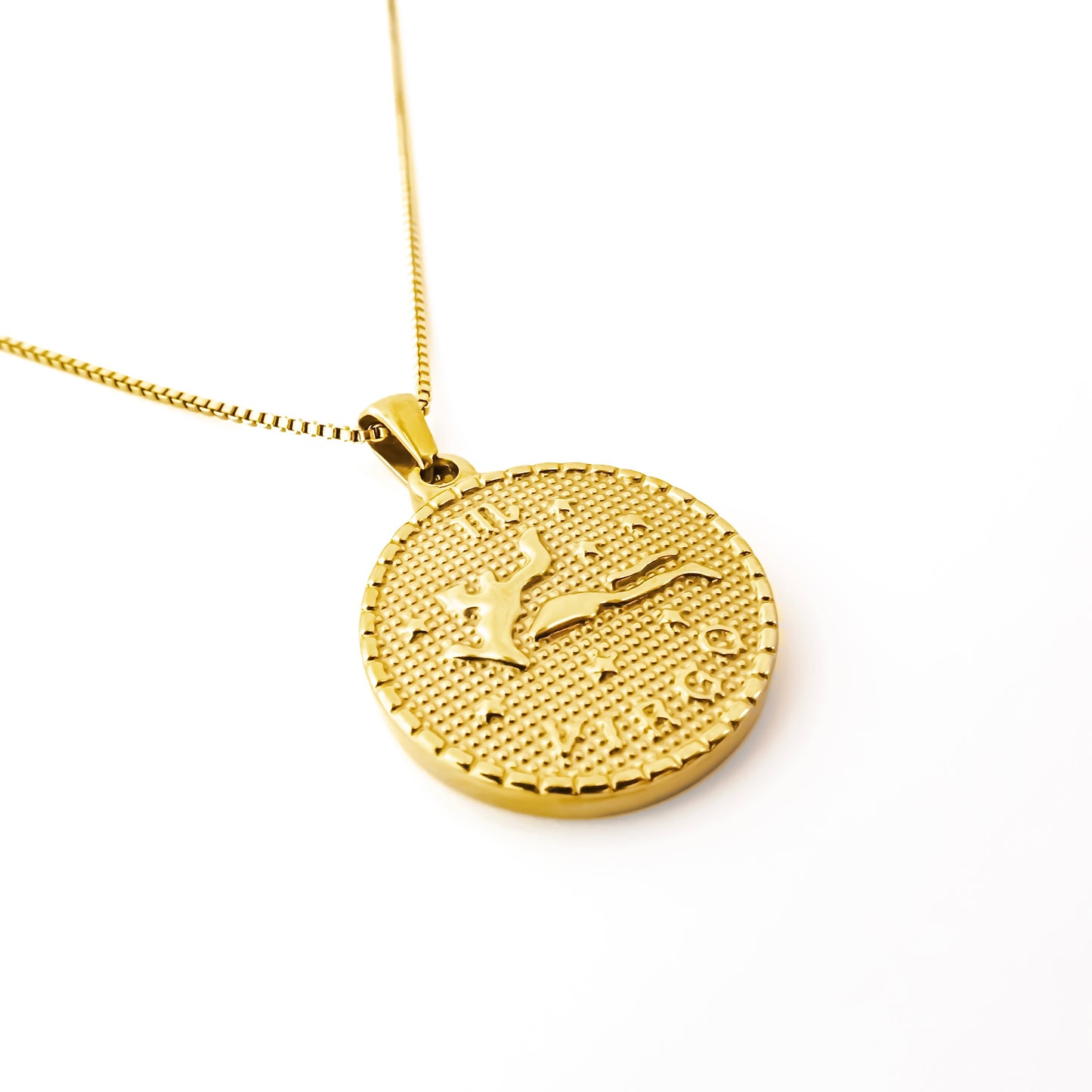Virgo Zodiac Pendant Necklace