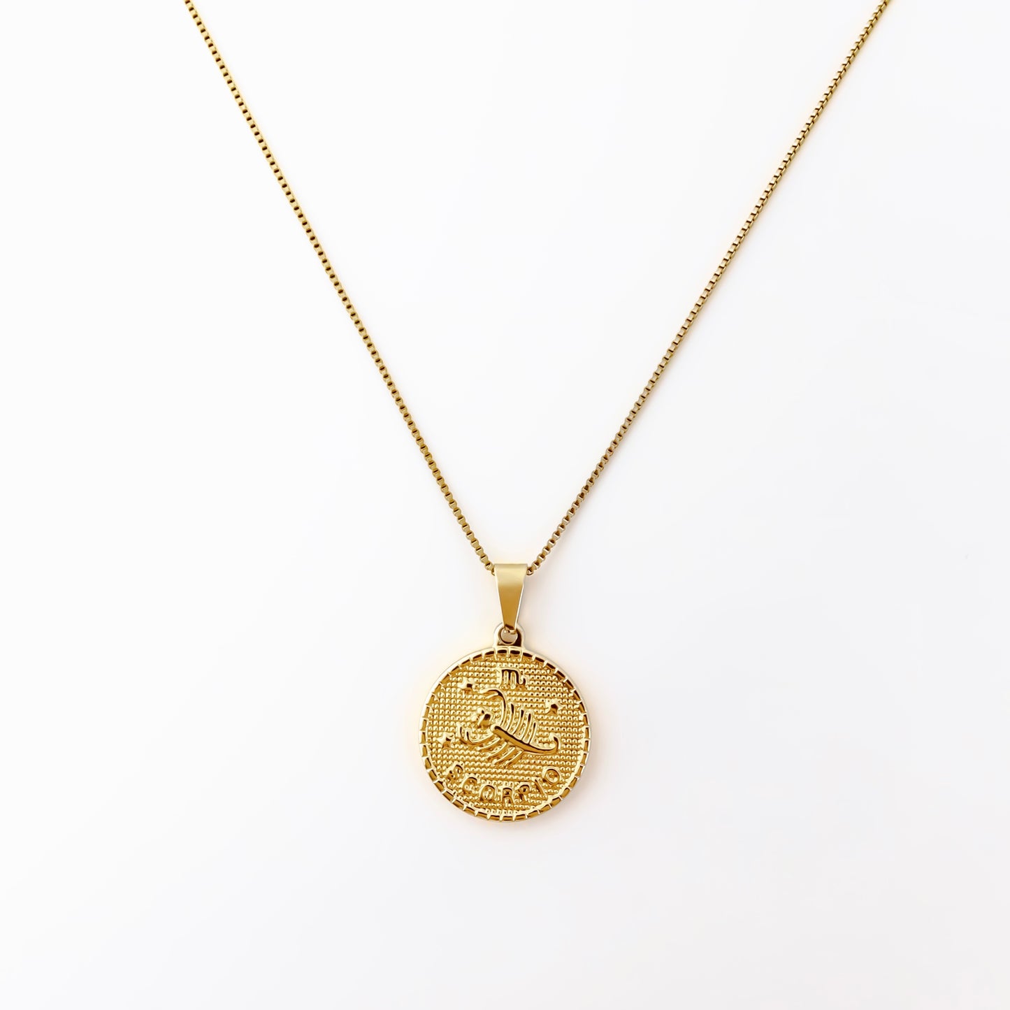 Scorpio Zodiac Pendant Necklace