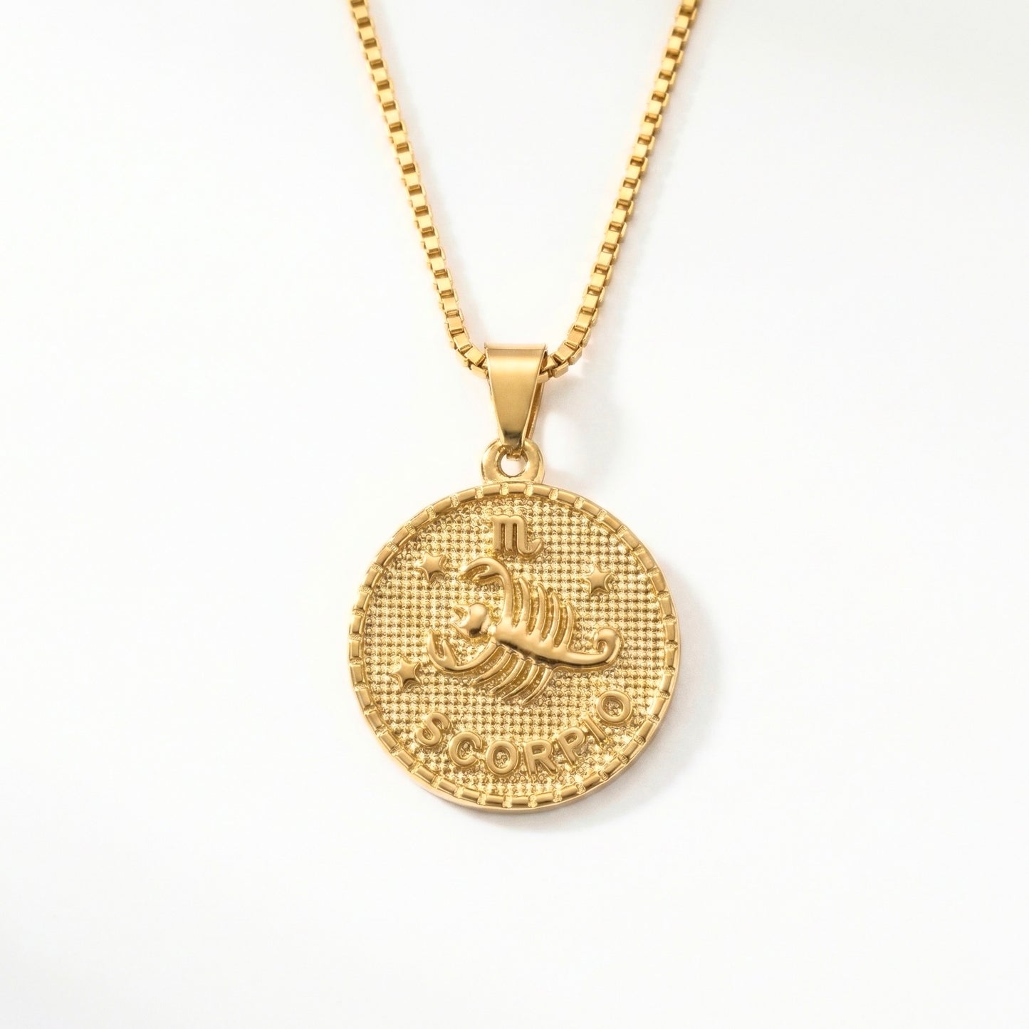 Scorpio Zodiac Pendant Necklace