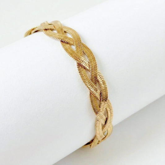 Aura Braid Chain Bracelet