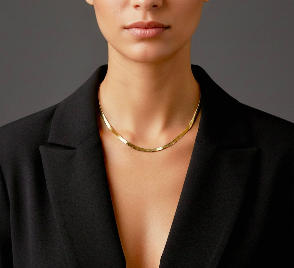 Bold Herringbone Chain