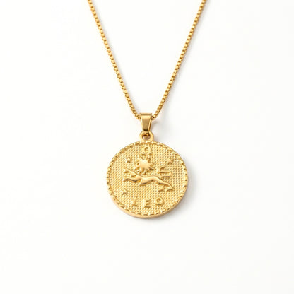 Leo Zodiac Pendant Necklace