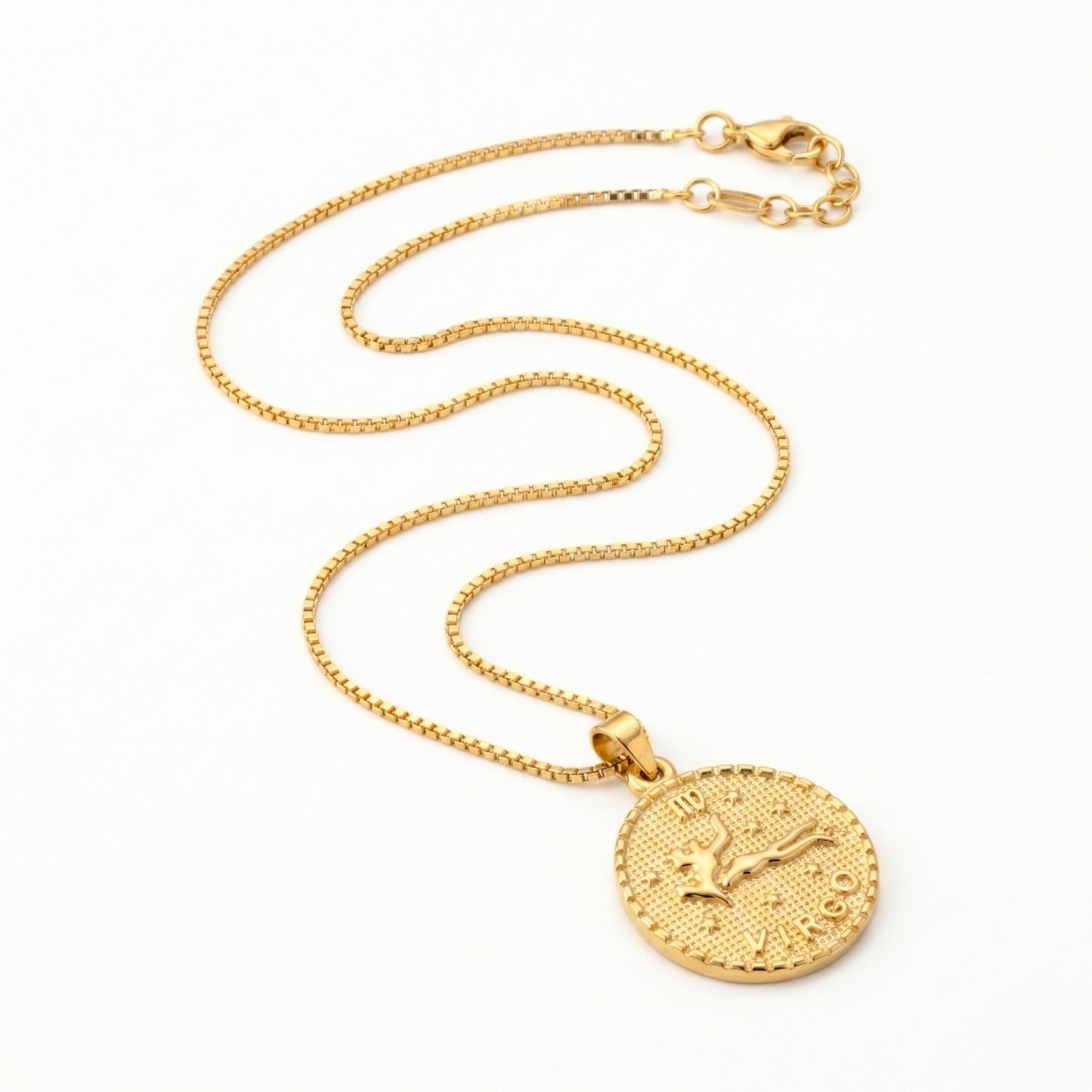 Virgo Zodiac Pendant Necklace