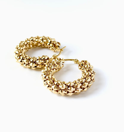 Tara Gold Hoops