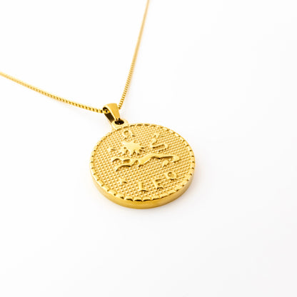 Leo Zodiac Pendant Necklace