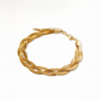 Aura Braid Chain Bracelet