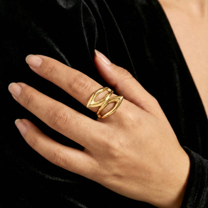 Aelina Leaf Ring