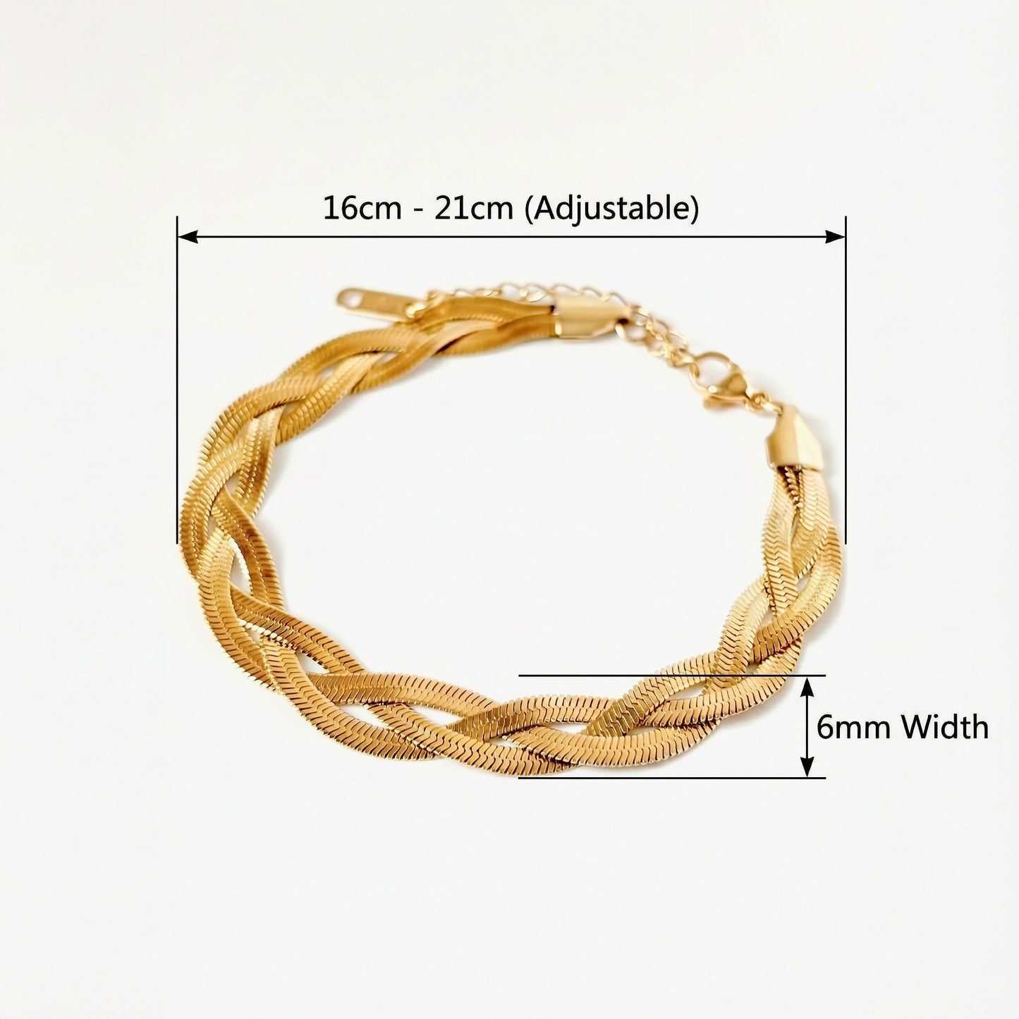Aura Braid Chain Bracelet