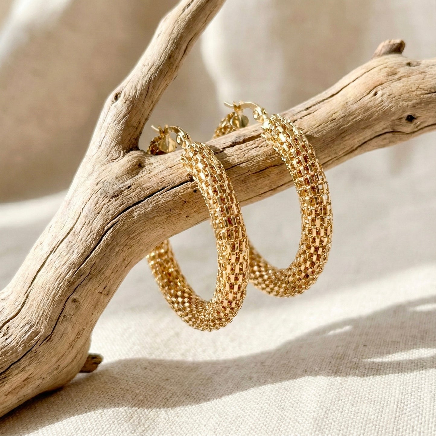 Noor Gold Hoops