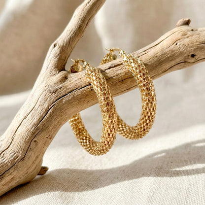 Noor Gold Hoops