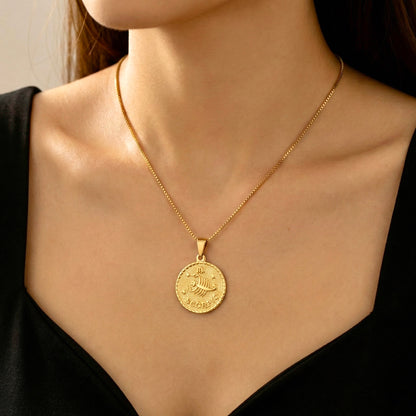 Scorpio Zodiac Pendant Necklace