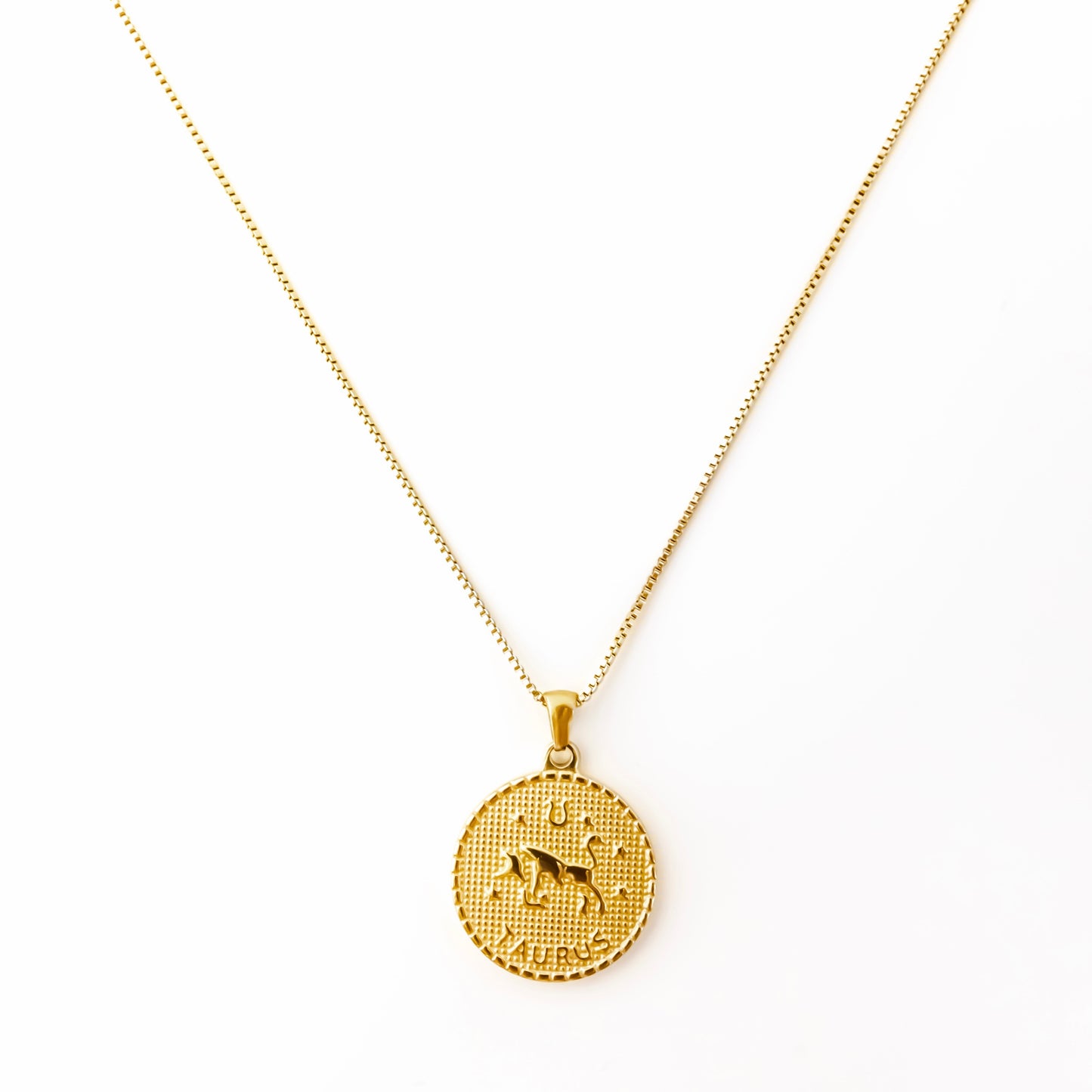 Taurus Zodiac Pendant Necklace