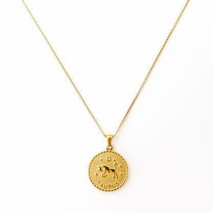 Taurus Zodiac Pendant Necklace