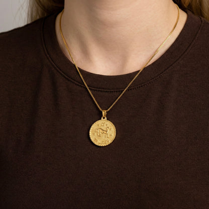 Taurus Zodiac Pendant Necklace
