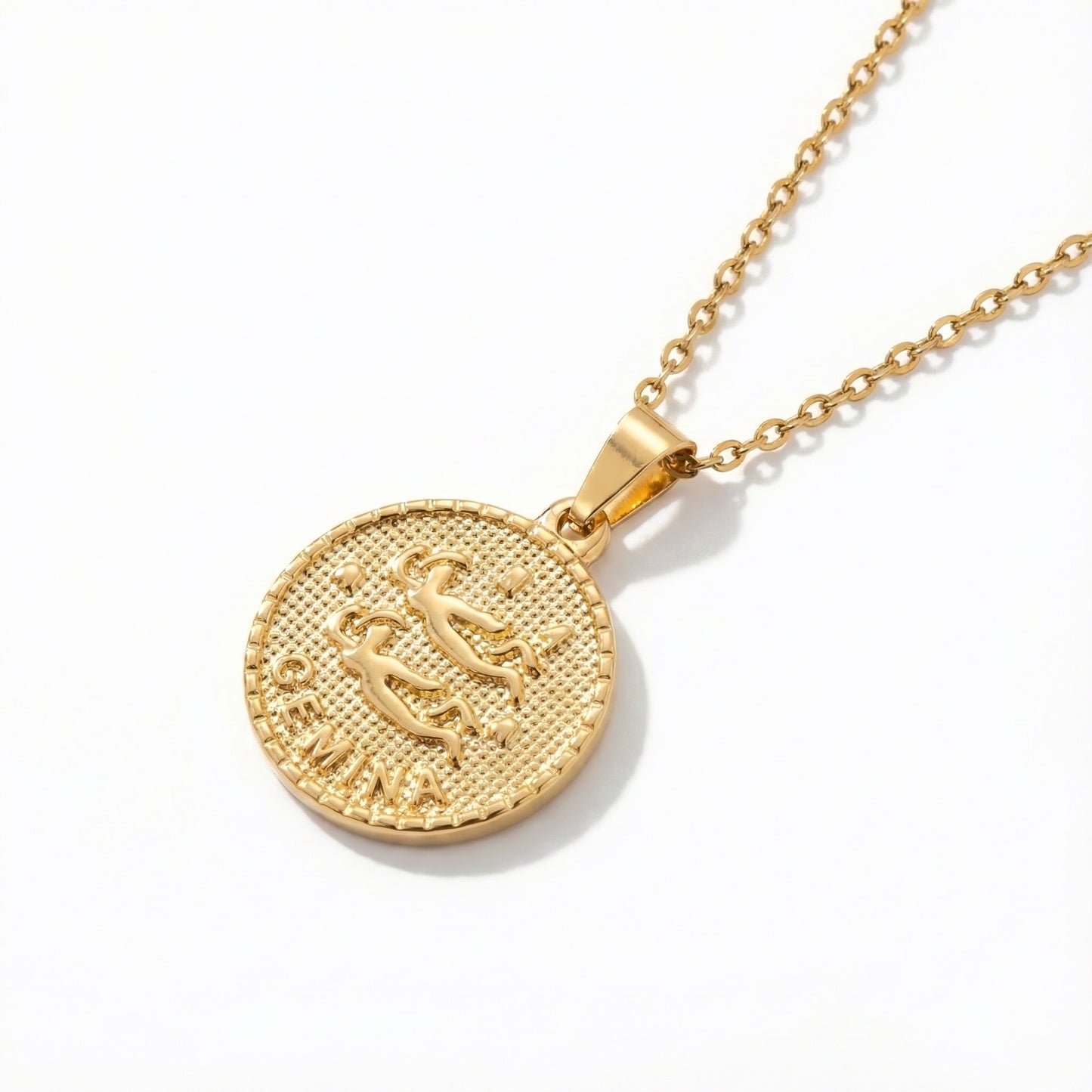 Gemini Zodiac Pendant Necklace