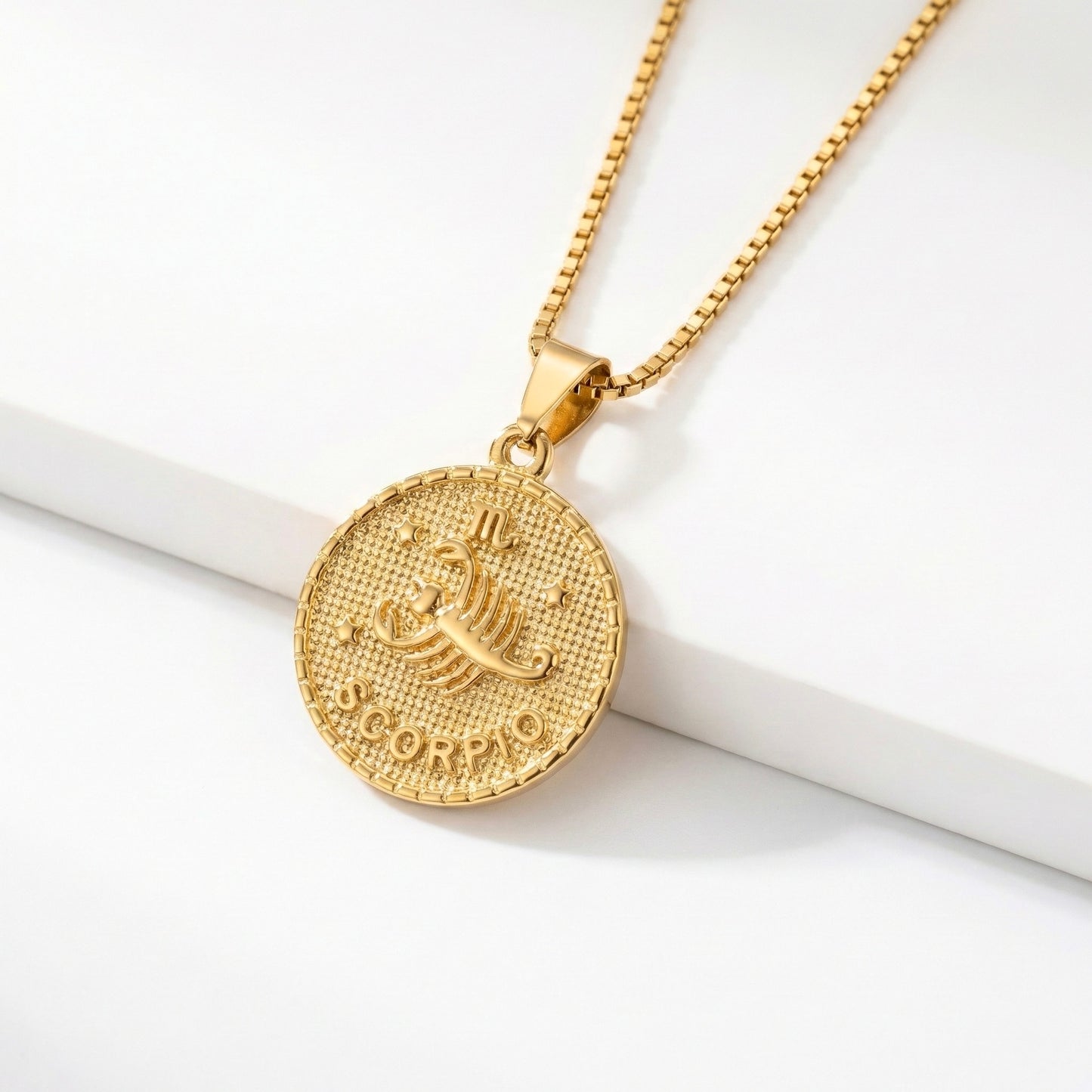Scorpio Zodiac Pendant Necklace