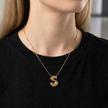 Letra Gold Initial Necklace