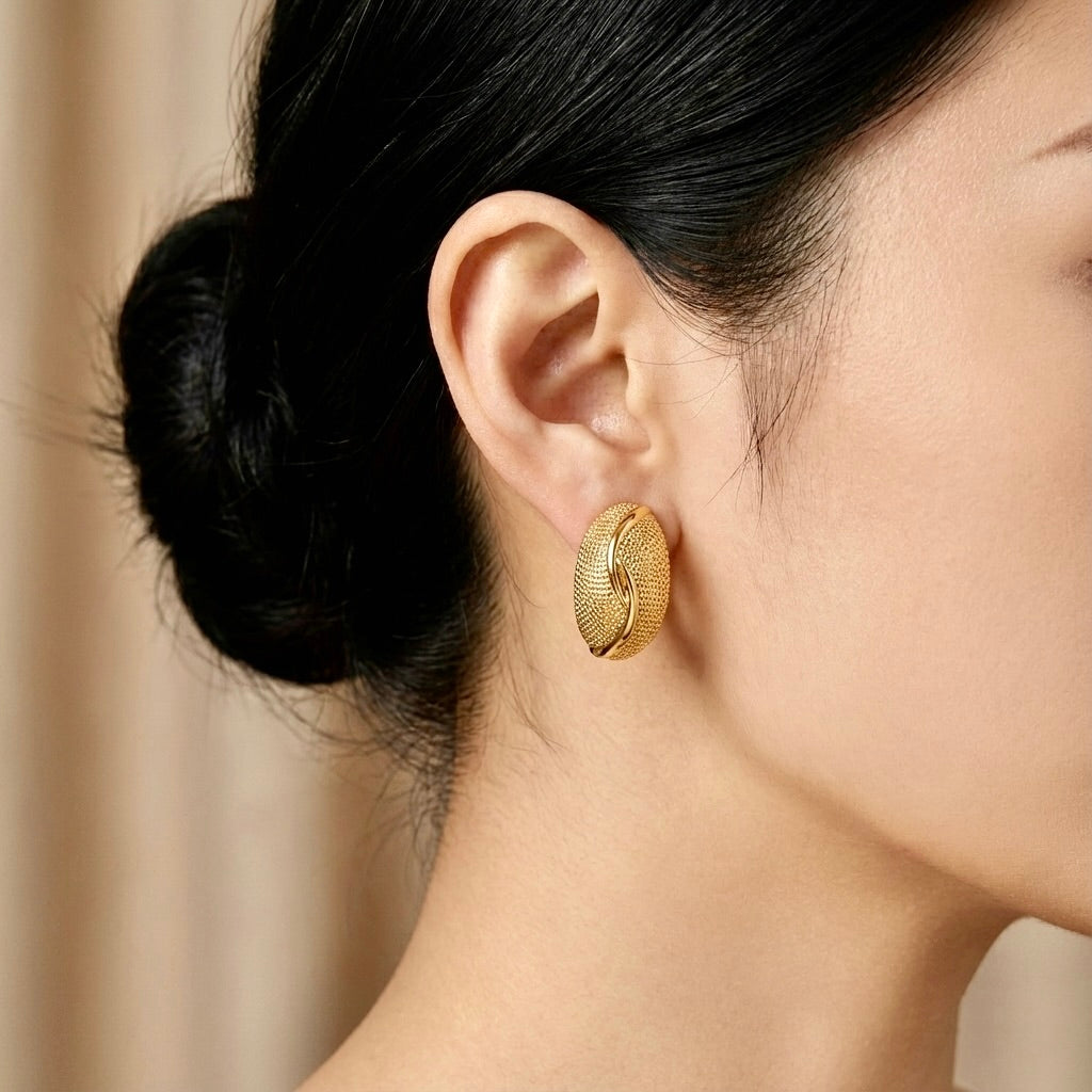 Saira Gold Studs