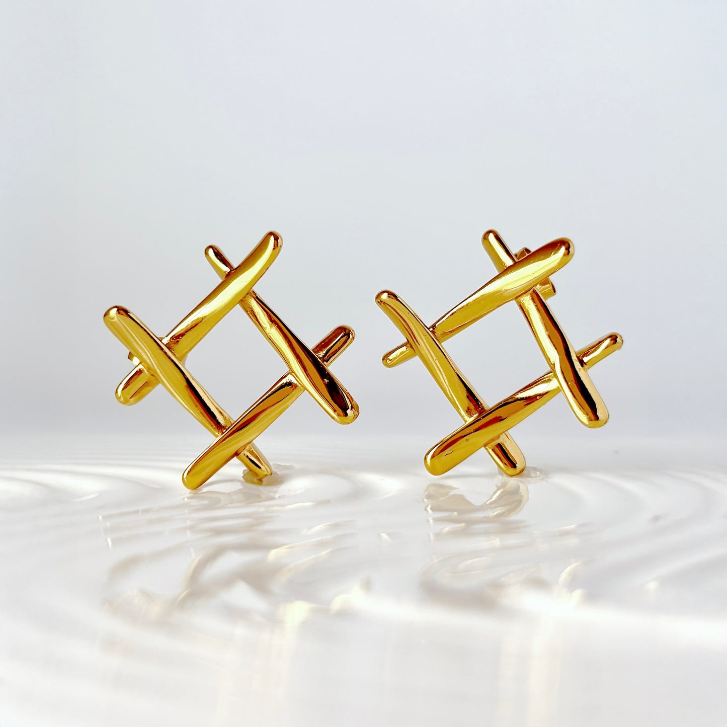 Elara Square Studs