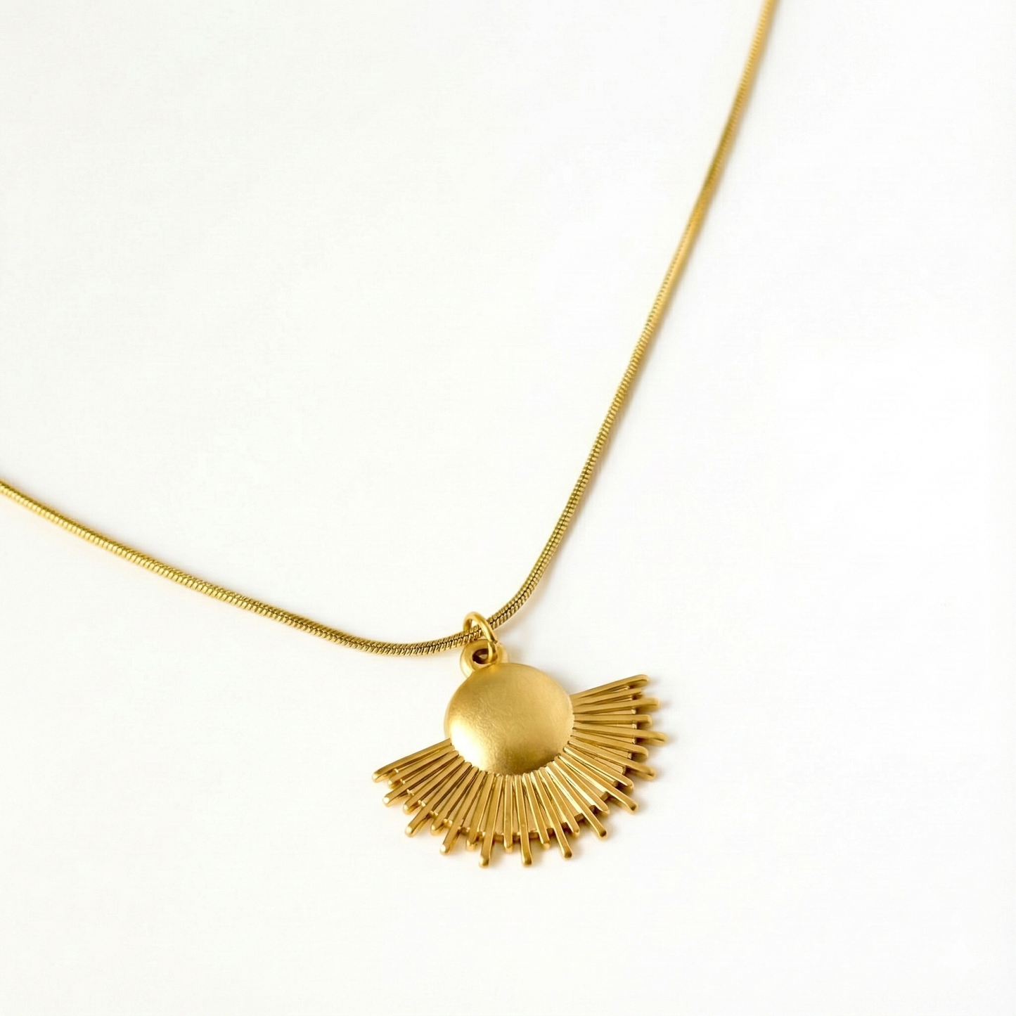 Solaria Half Sun Necklace