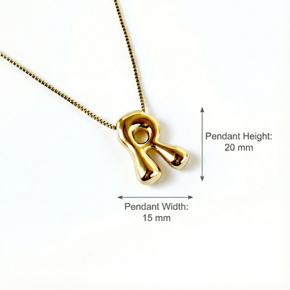 Letra Gold Initial Necklace