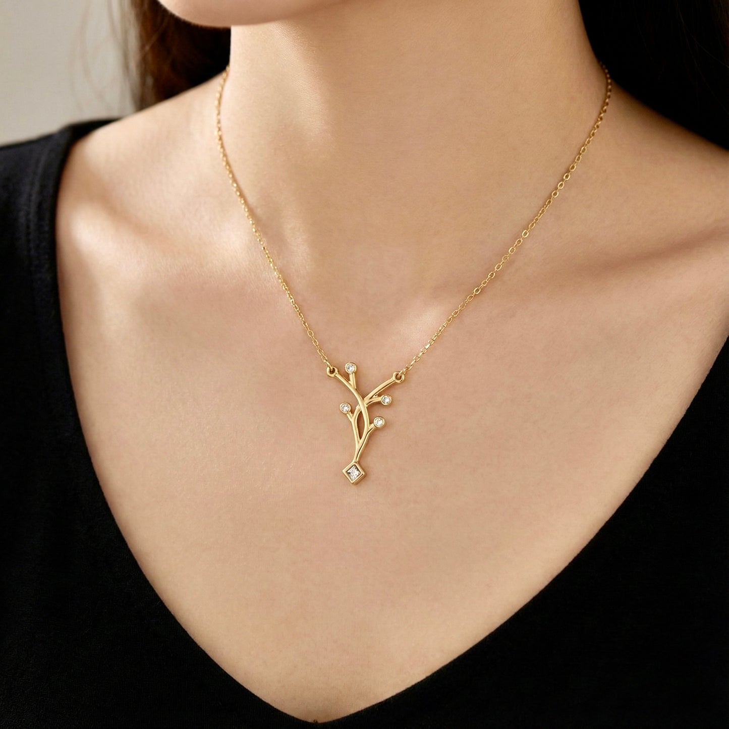 Liara Branch Necklace