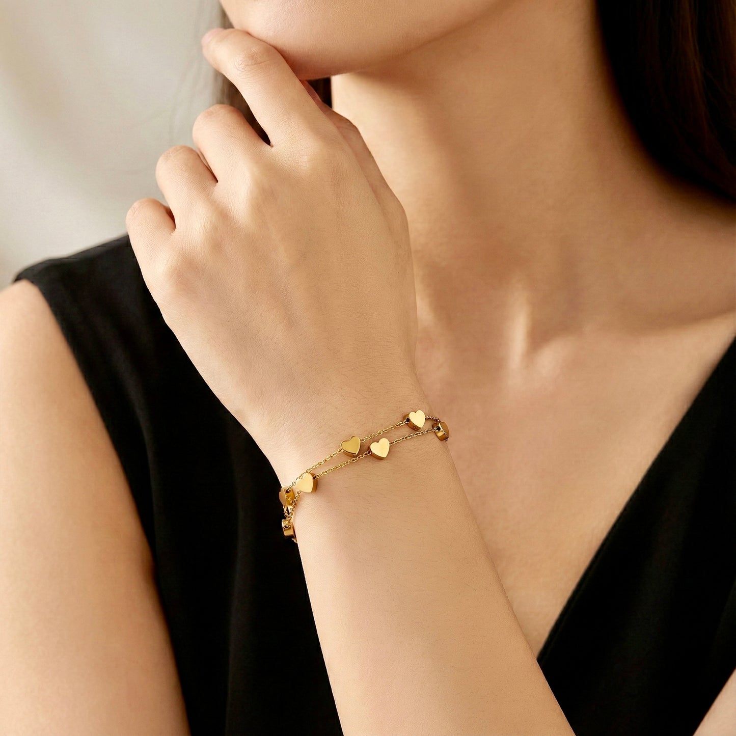 Melari Heart Chain Bracelet