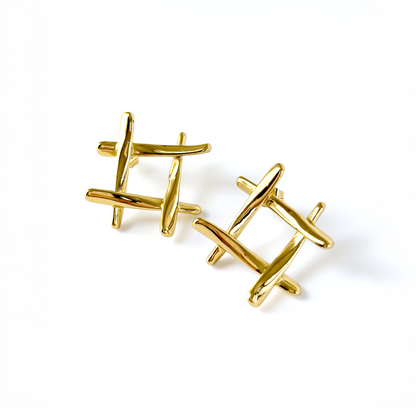 Elara Square Studs