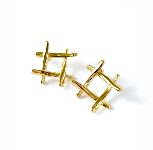 Elara Square Studs