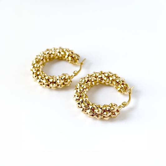 Tara Gold Hoops