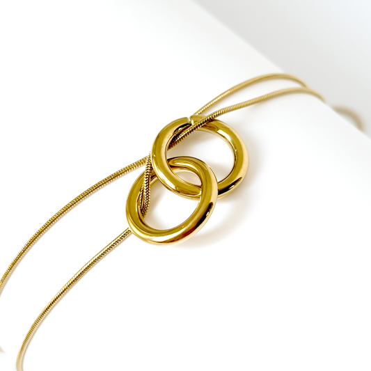 Solvia Dual Hoop Necklace