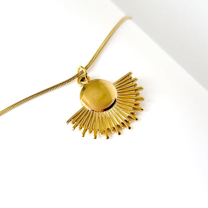 Solaria Half Sun Necklace