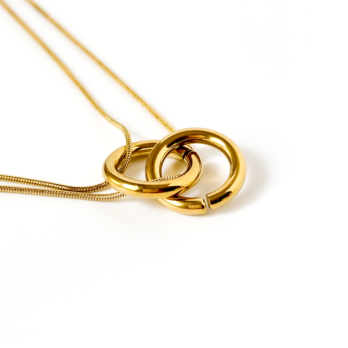 Solvia Dual Hoop Necklace