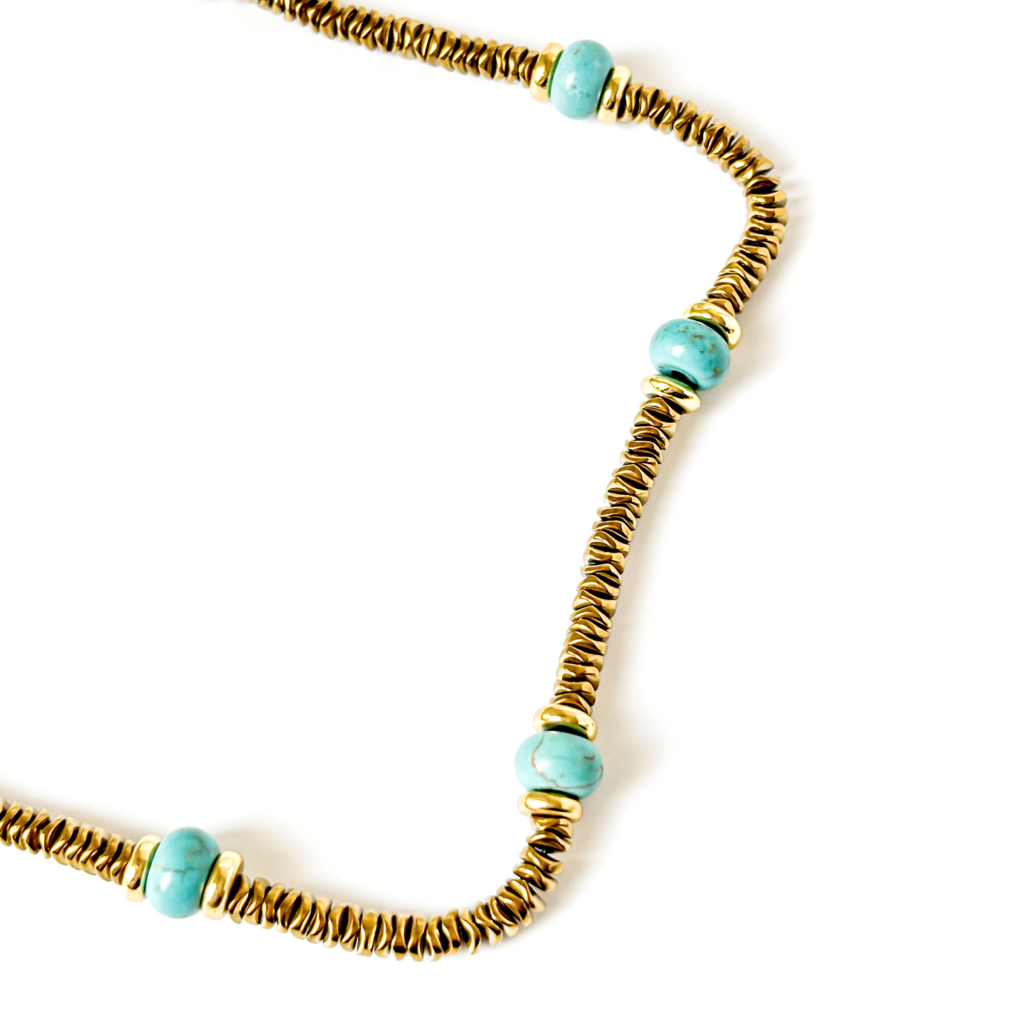 Seluna Bead-stone Necklace