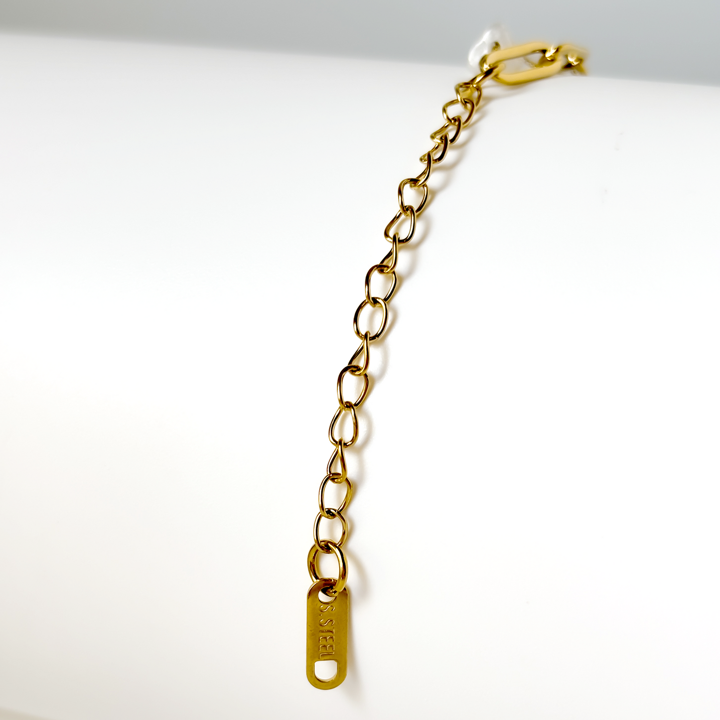 Serin White Stone Link Bracelet