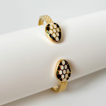 Zenya Serpent Cuff Bracelet