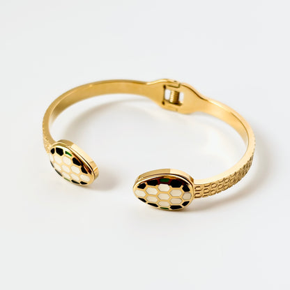 Zenya Serpent Cuff Bracelet